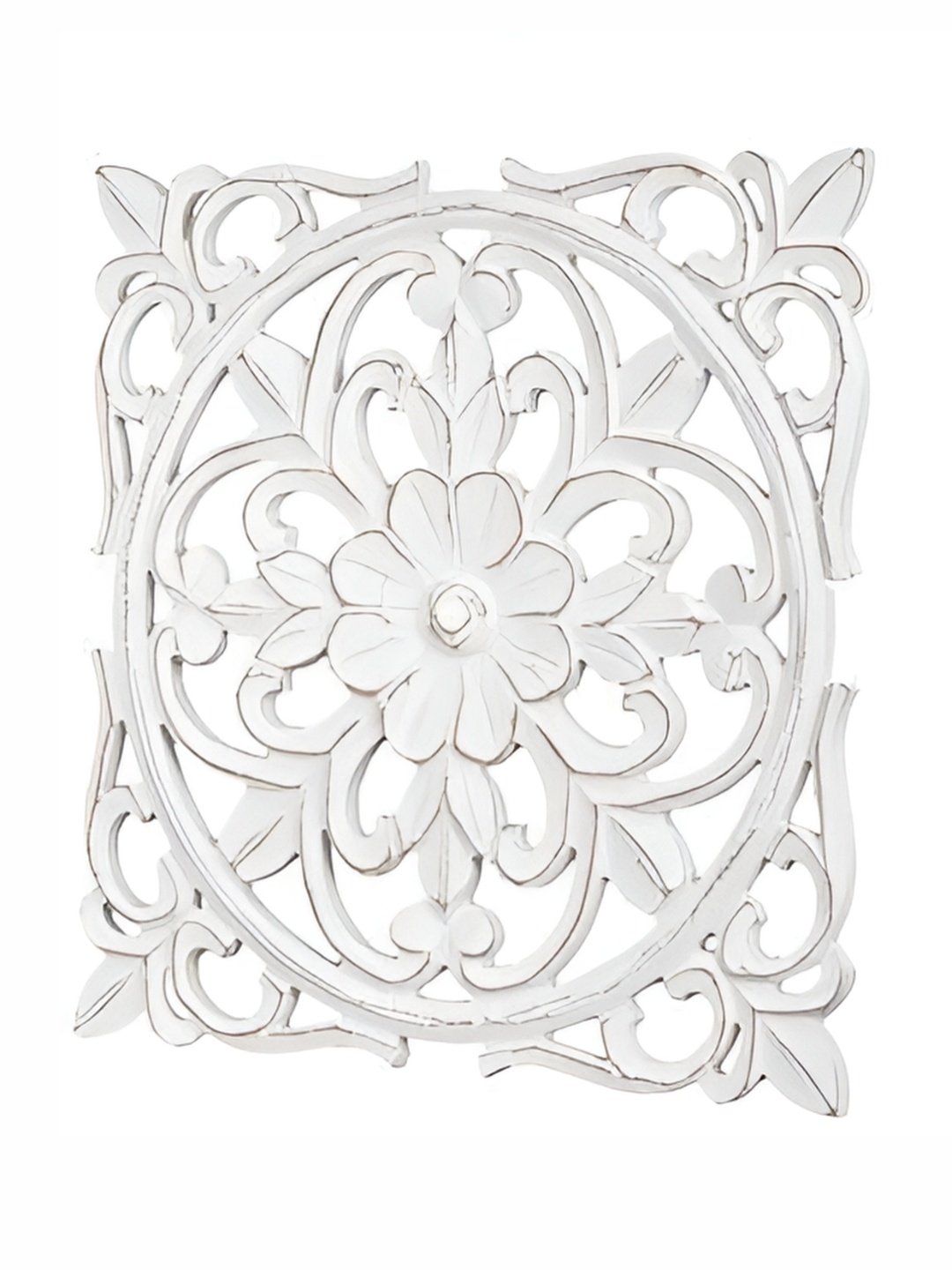 

VAS collection home White Textured Wood Wall Decor