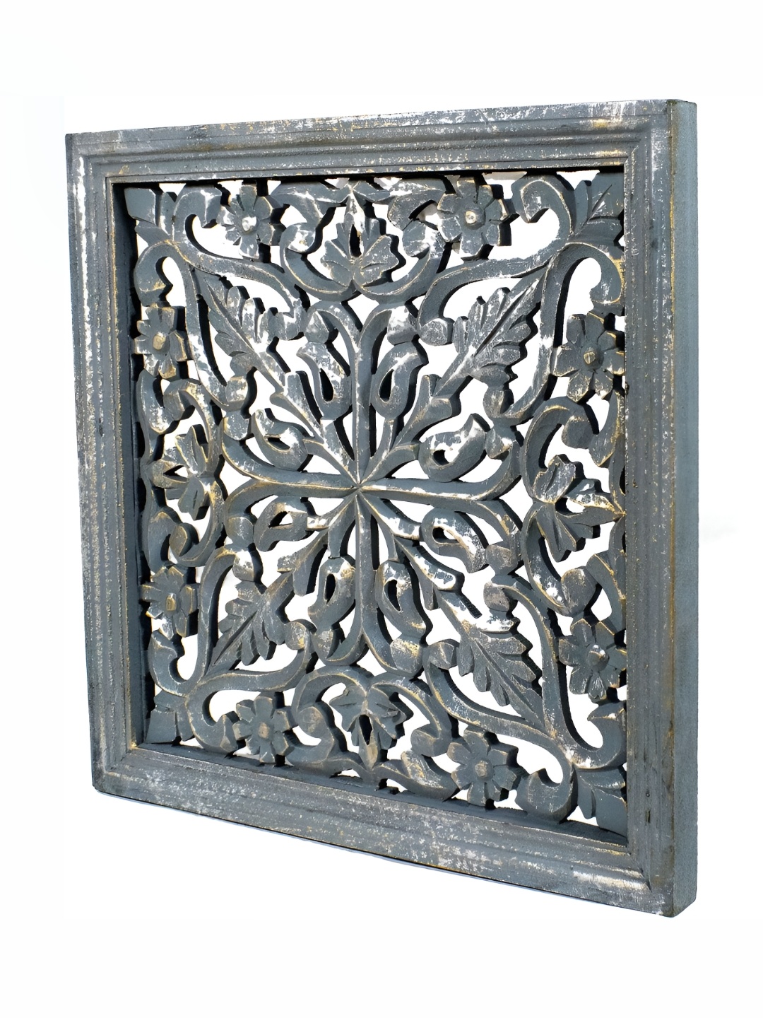

VAS collection home Textured Wood Wall Decor, Turquoise blue