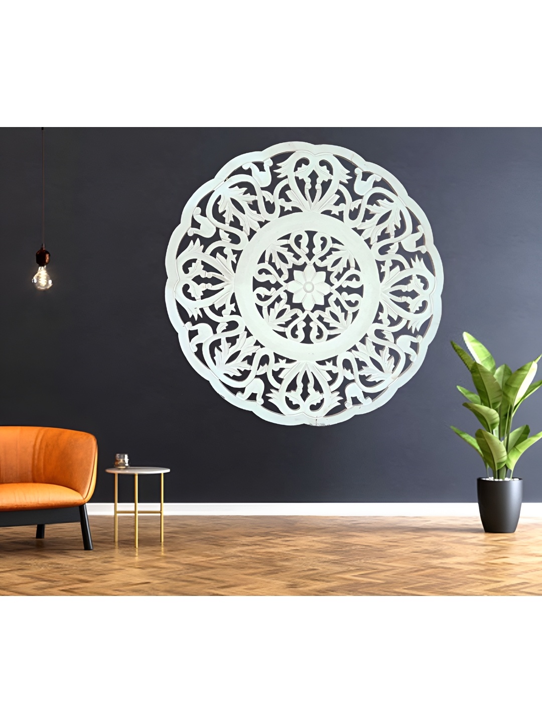 

VAS collection home White Textured Wood Wall Decor