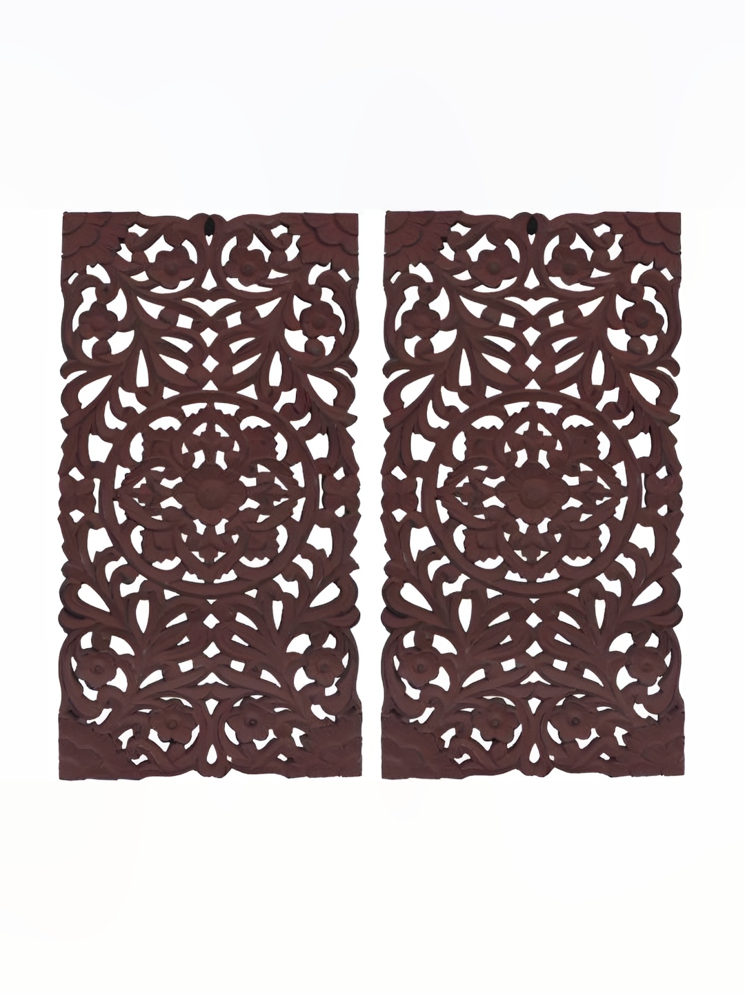 

VAS collection home Brown Textured Wood Wall Plates