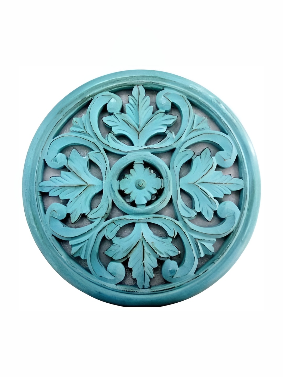 

VAS collection home Blue Textured Wood Wall Plates