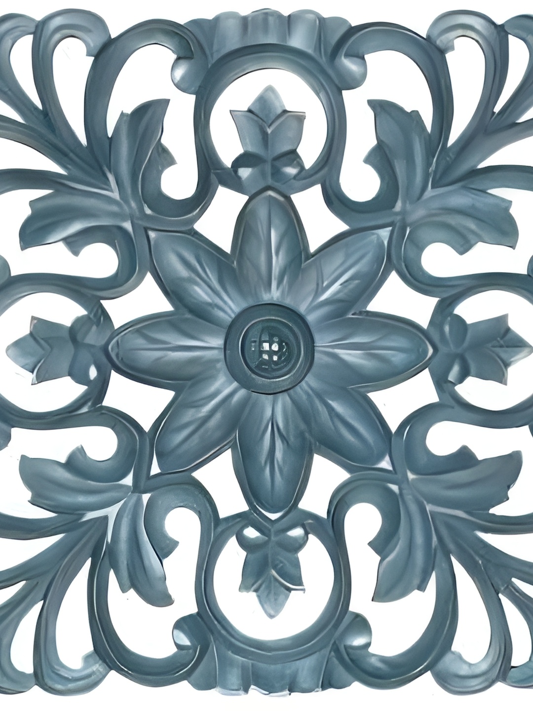 

VAS collection home Blue Textured Wood Wall Decor