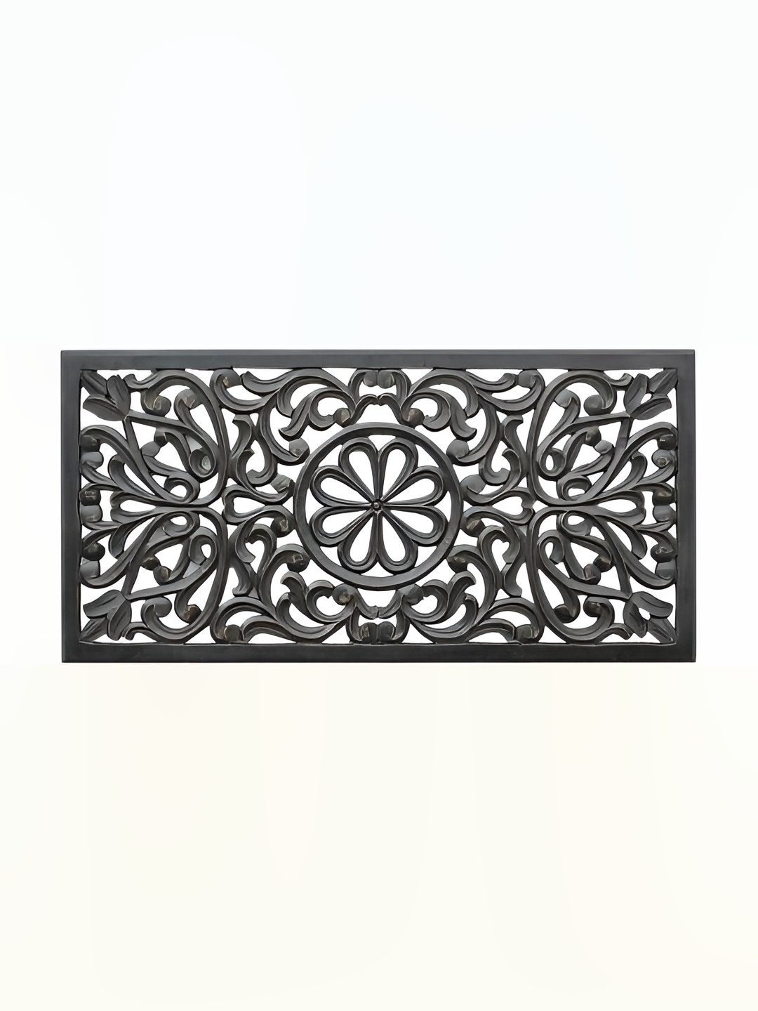

VAS collection home Black Self Designed Suare Shaped Wood Wall Decor Plate