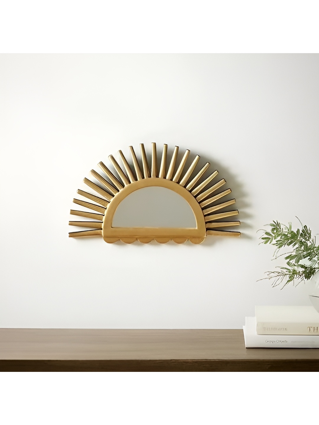 

VAS collection home Golden Wooden Wall Plates, Gold
