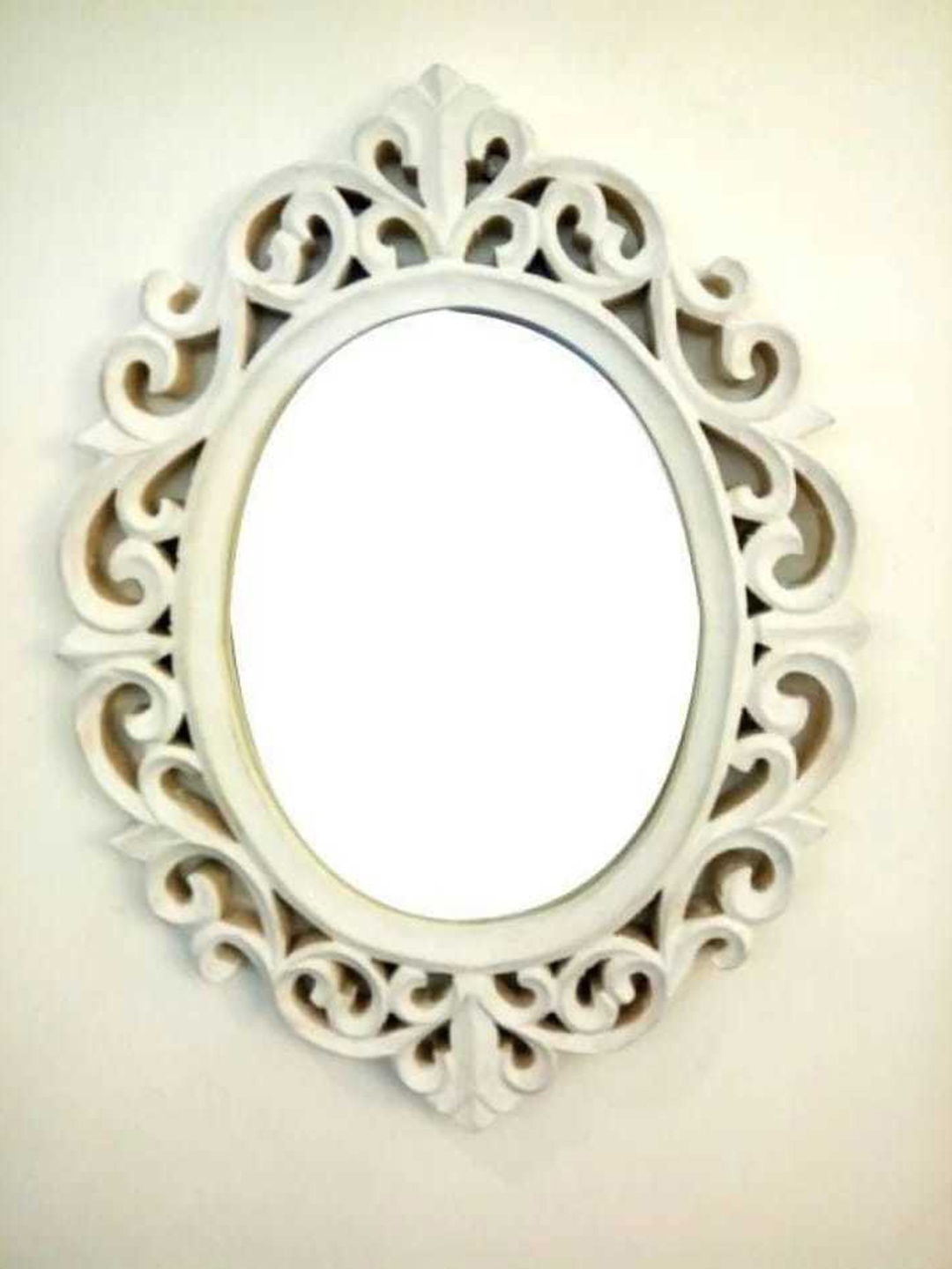 

VAS collection home White Wooden Decorative Mirror