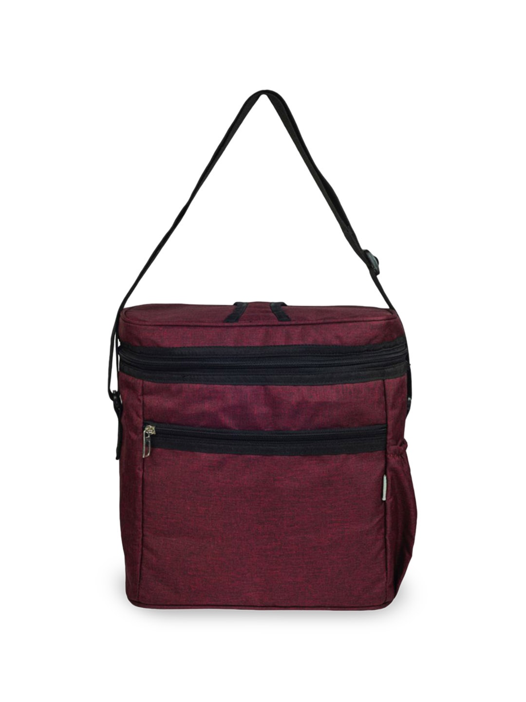 

HOOM Solid Insulated Lunch Bag Travel Accessory, Burgundy