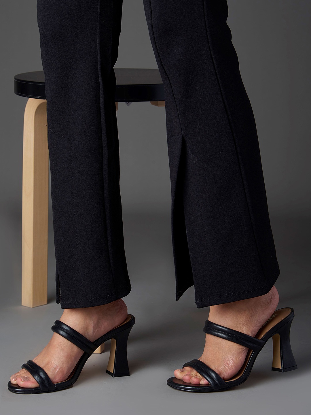 

Oroh Leather Party Block Sandals, Black