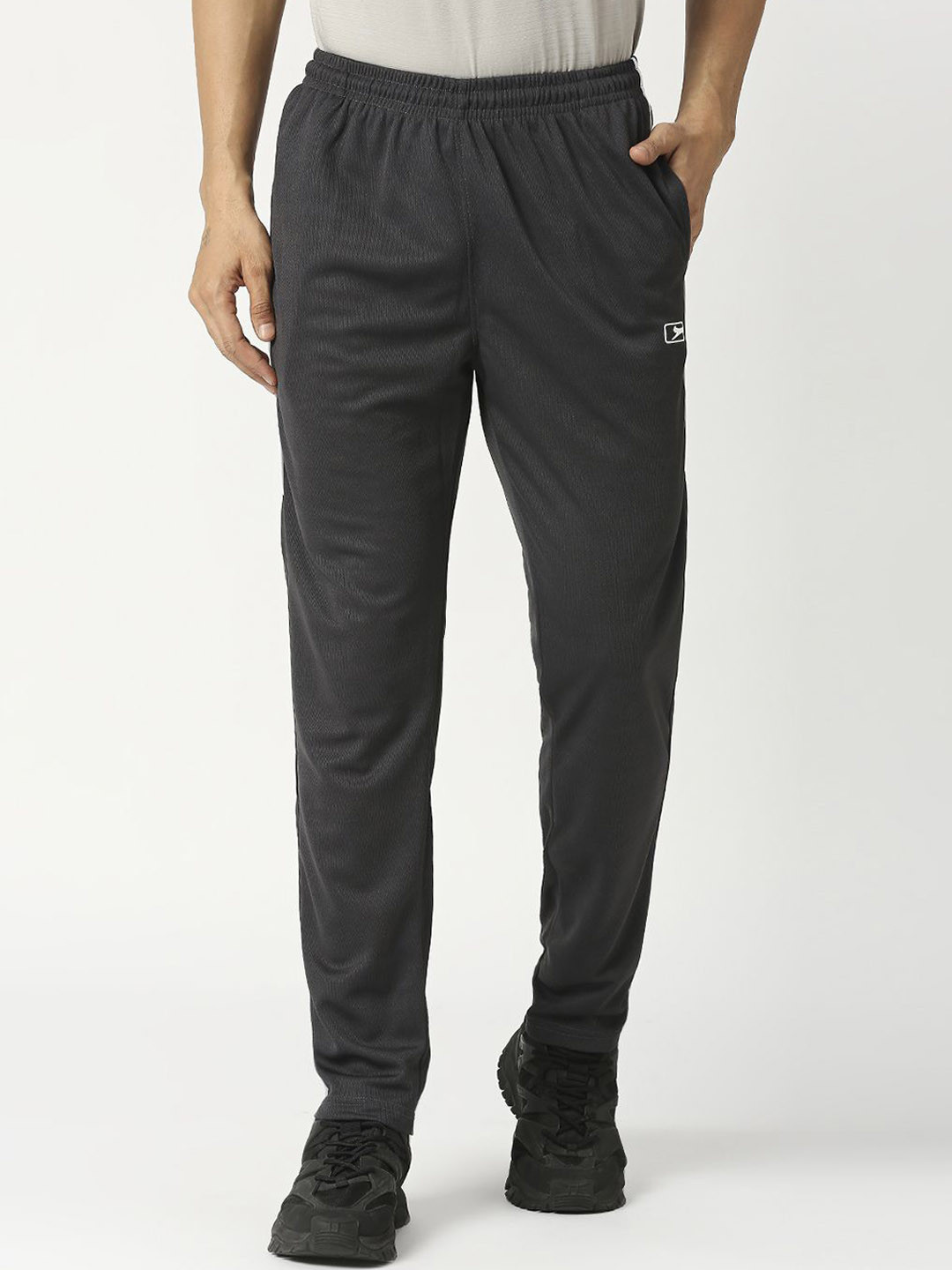 

Black Panther Men Mid-Rise Track Pants, Charcoal