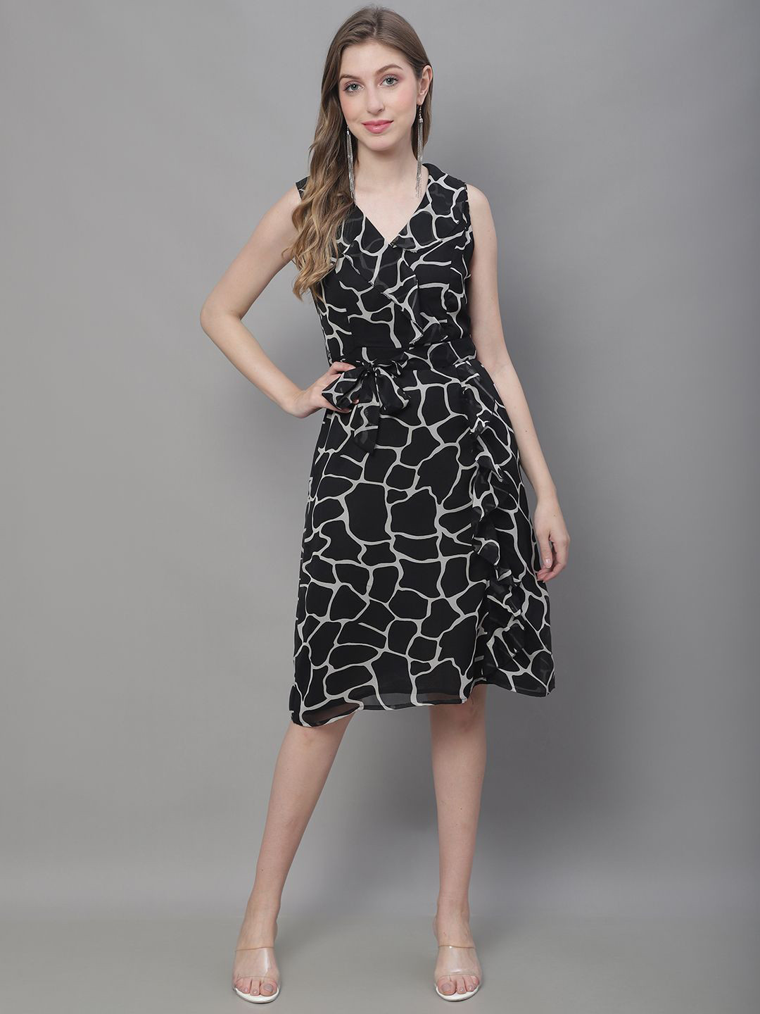 

MINI & MING Print Dress, Black