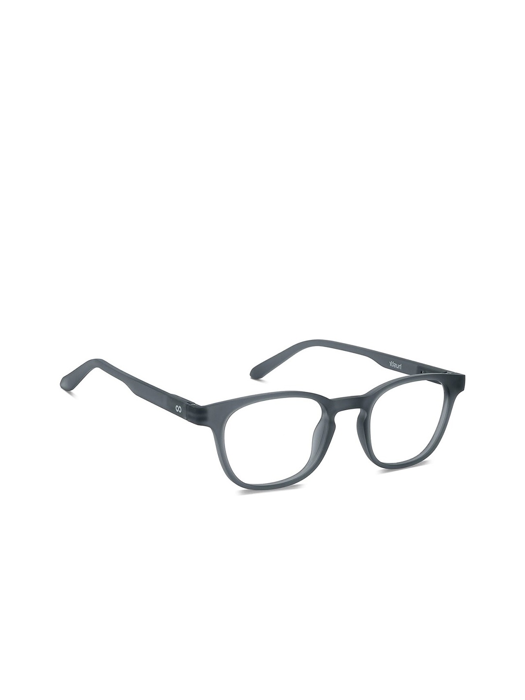 

Lenskart HUSTLR Unisex Full Rim Round Frames, Grey