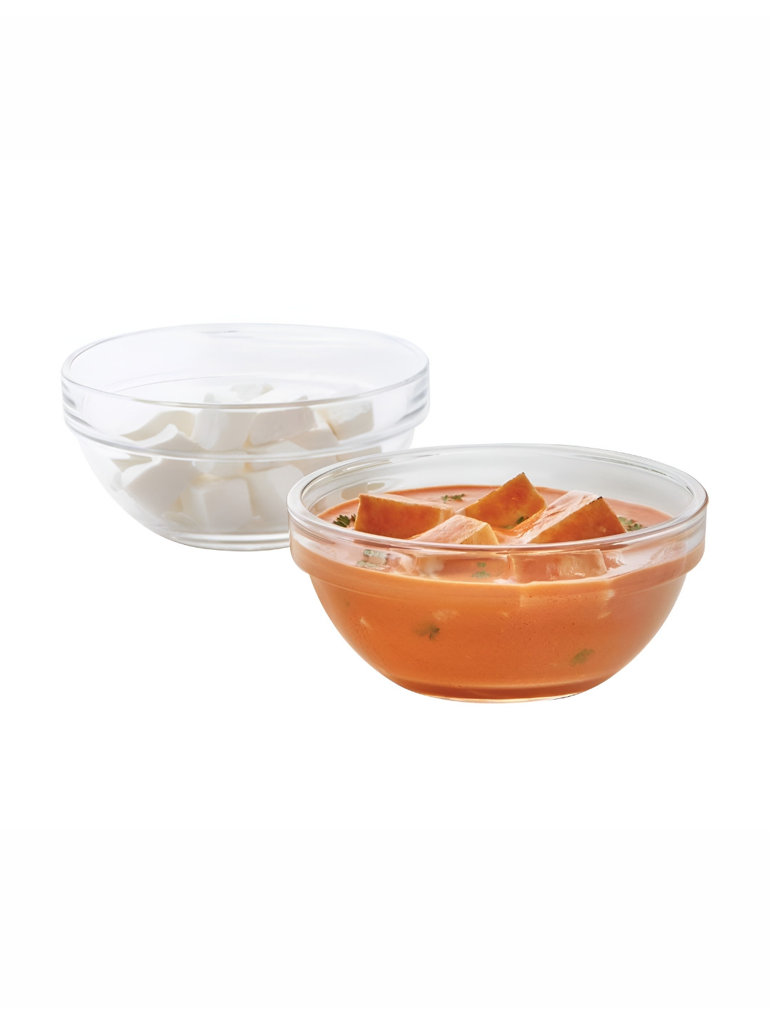 

BOROSIL 6Pcs Transparent Glass Serving Bowl