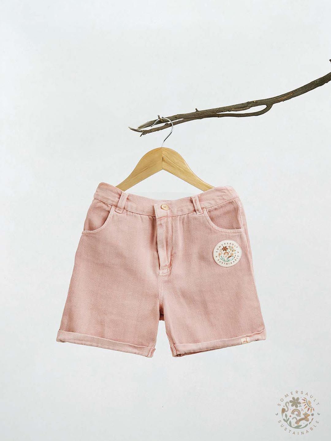 

Somersault Boys High-Rise Shorts, Pink