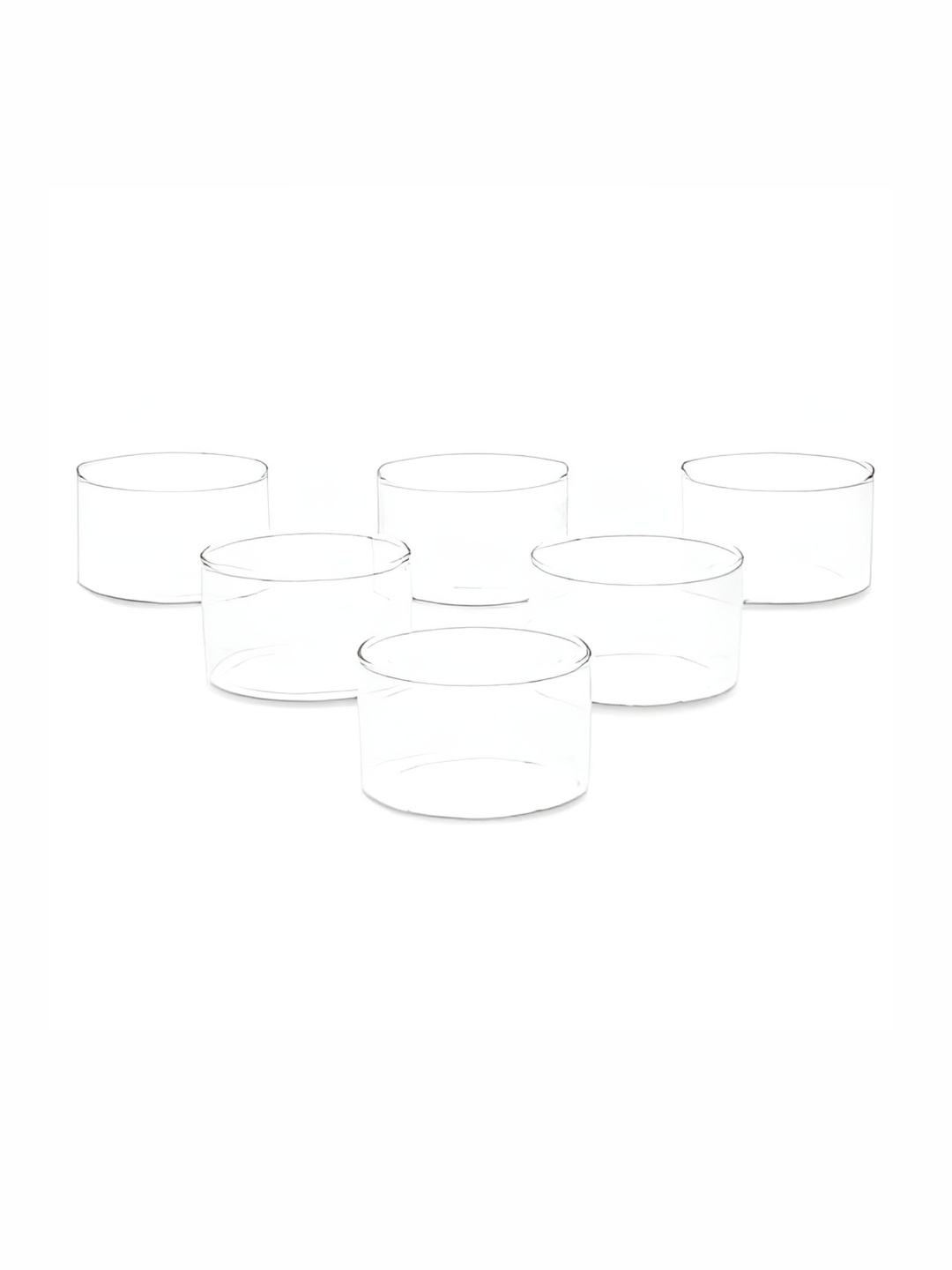 

BOROSIL Vision Microwavable 6Pcs Glass Chutney Bowl, Transparent