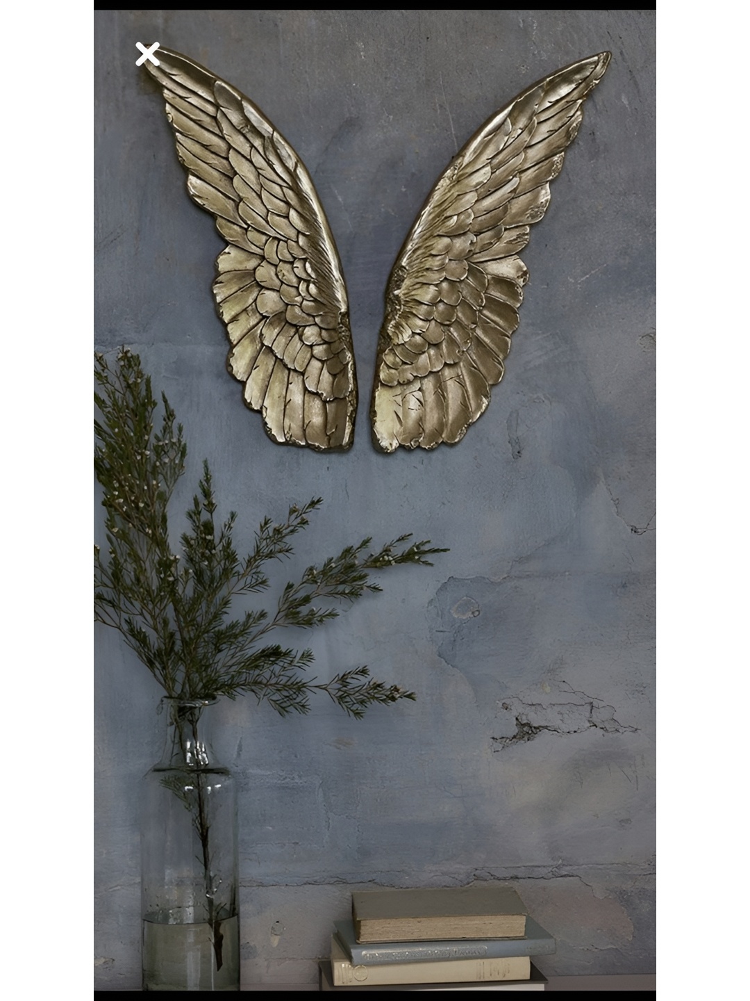 

VAS collection home Yellow Textured Wood Wall Hangings, Gold