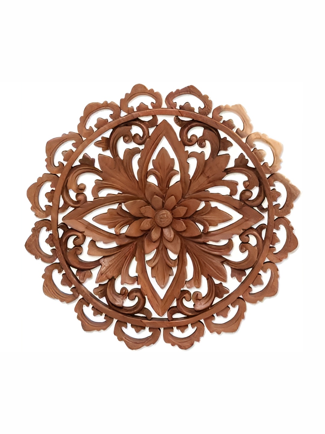 

VAS collection home Brown Textured Wooden Wall Decor