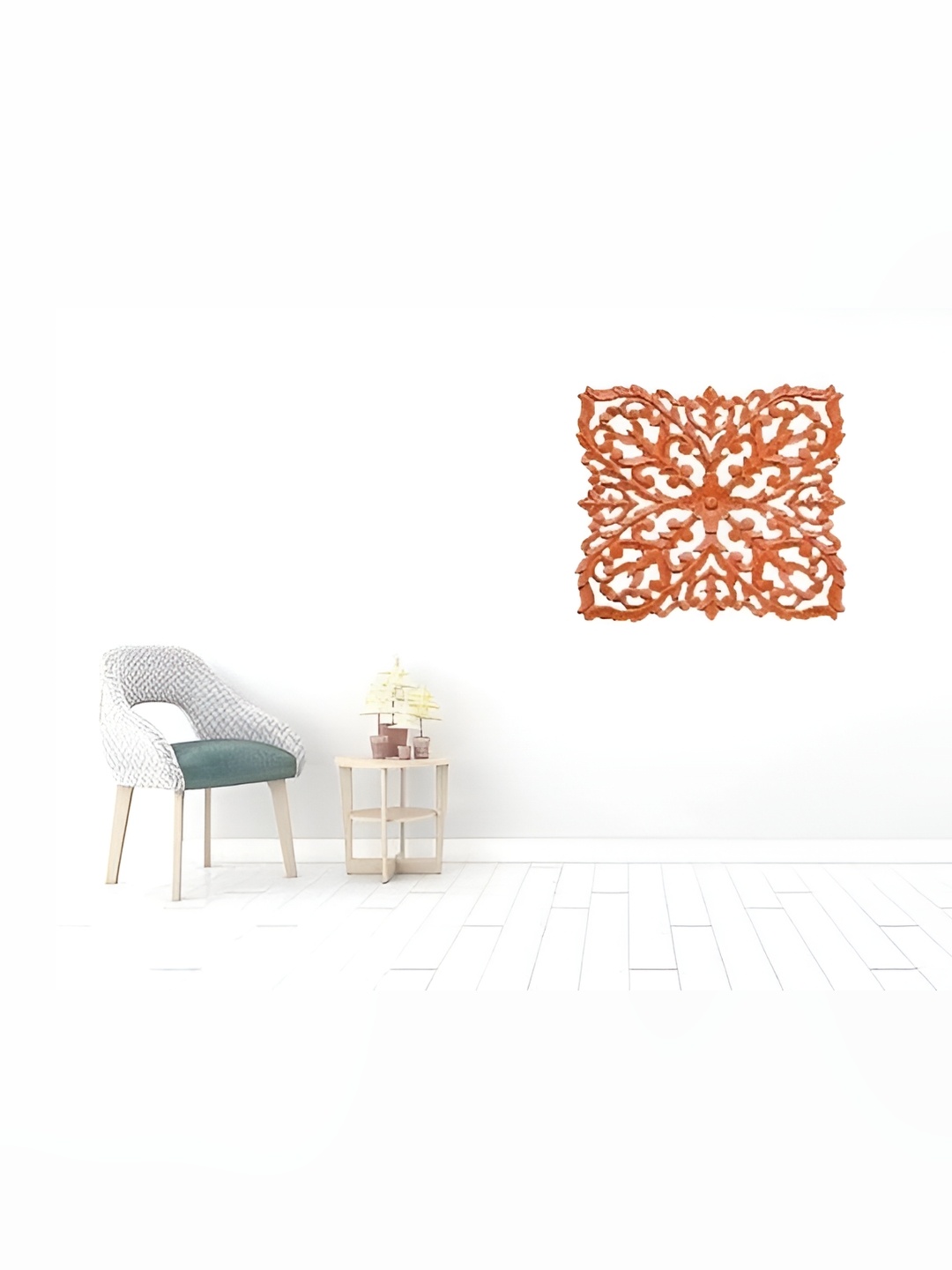 

VAS collection home Self Design Wall Decor, Orange