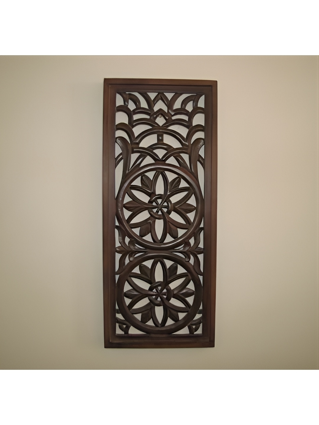 

VAS collection home Textured Wooden Wall Decor, Brown