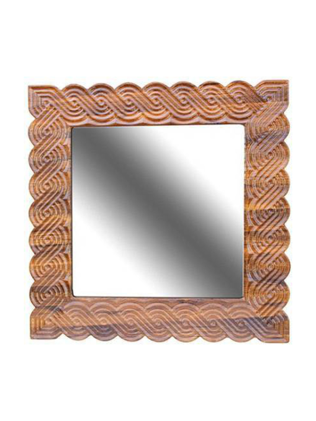 

VAS collection home Brown Textured Wooden Wall Hangings
