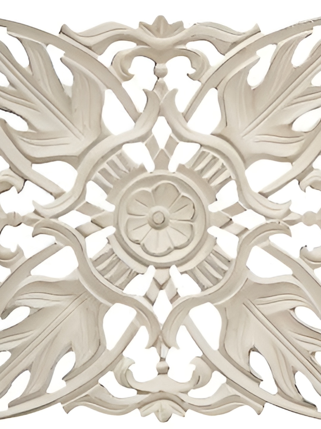 

VAS collection home White Textured Wooden Hanging Wall Decor