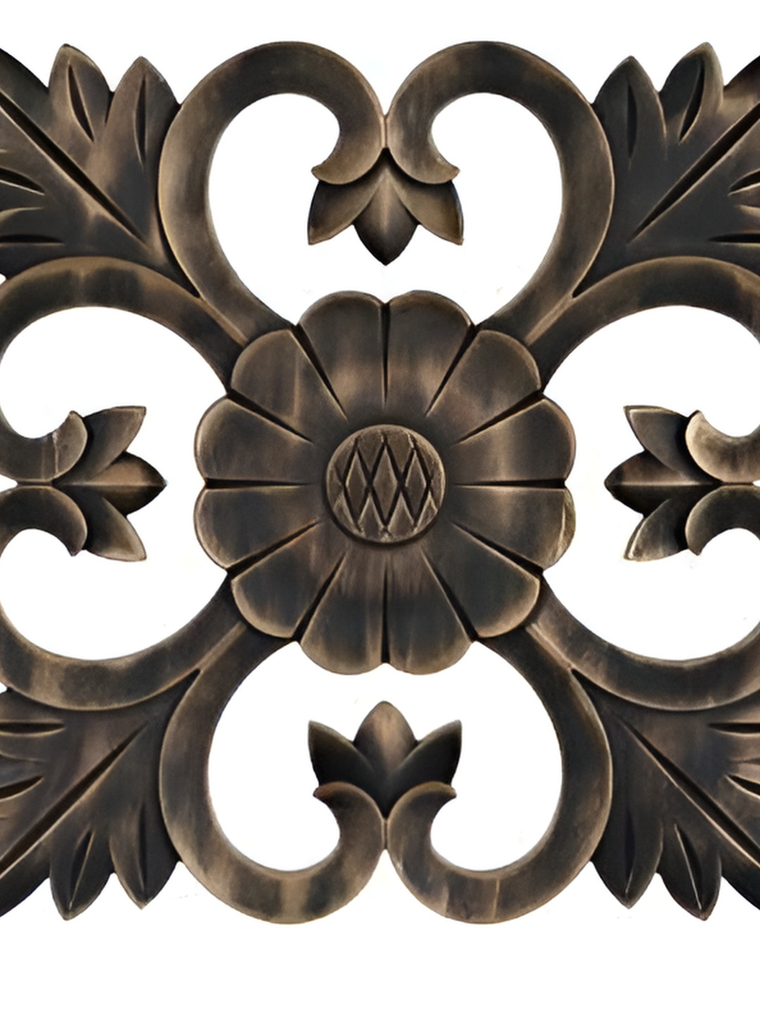 

VAS collection home Black Round Shaped Wooden Wall Decor