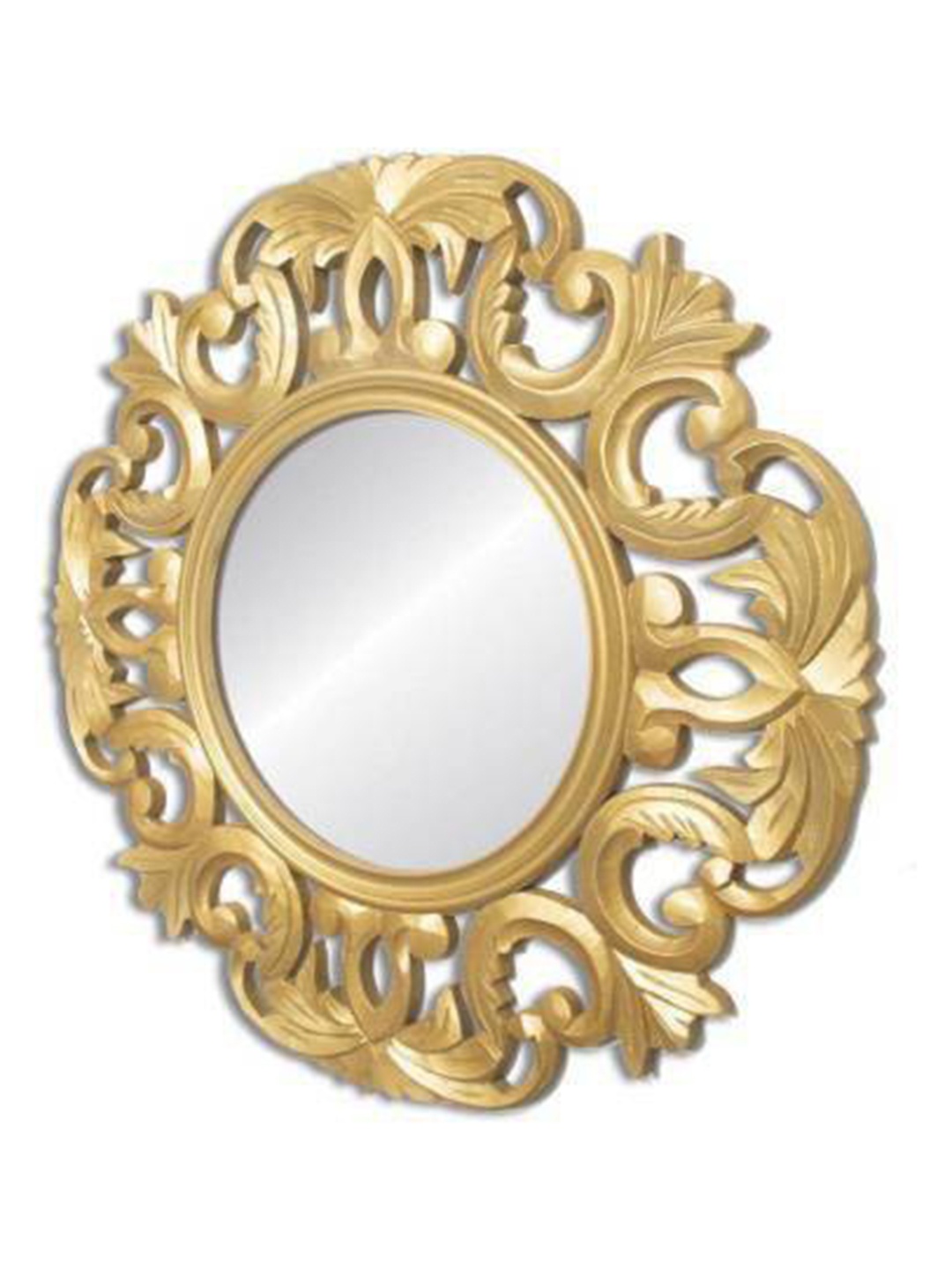 

VAS collection home Gold toned Wooden Wall Mirrors