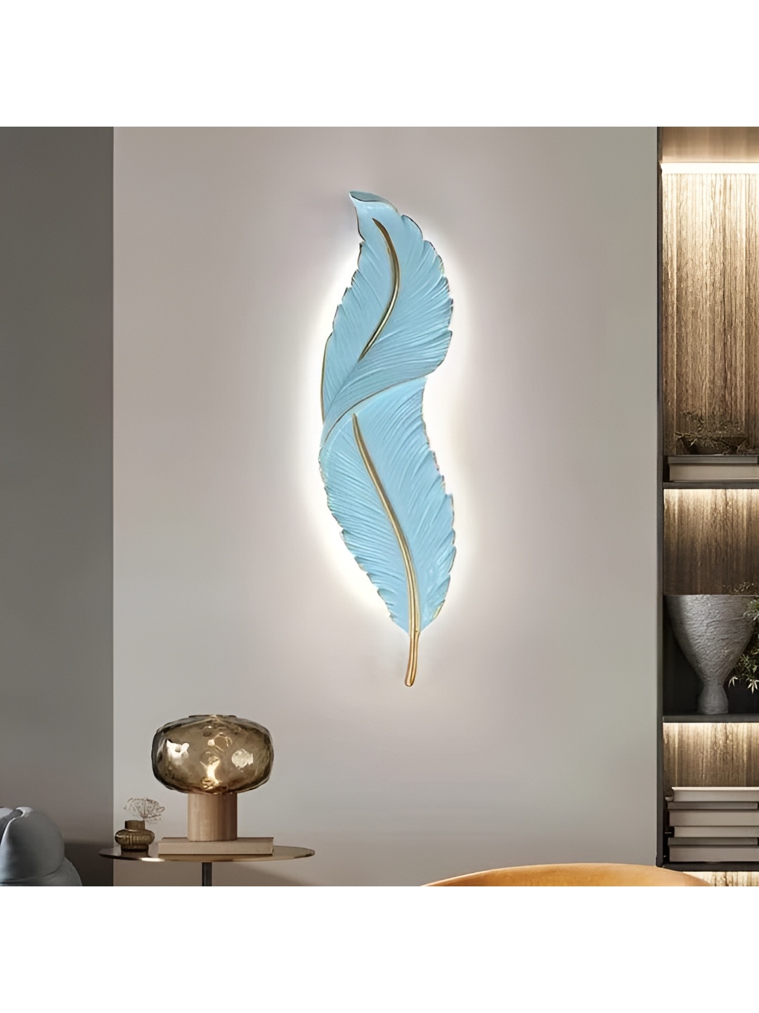 

VAS collection home Blue Textured Wall Decor Plate