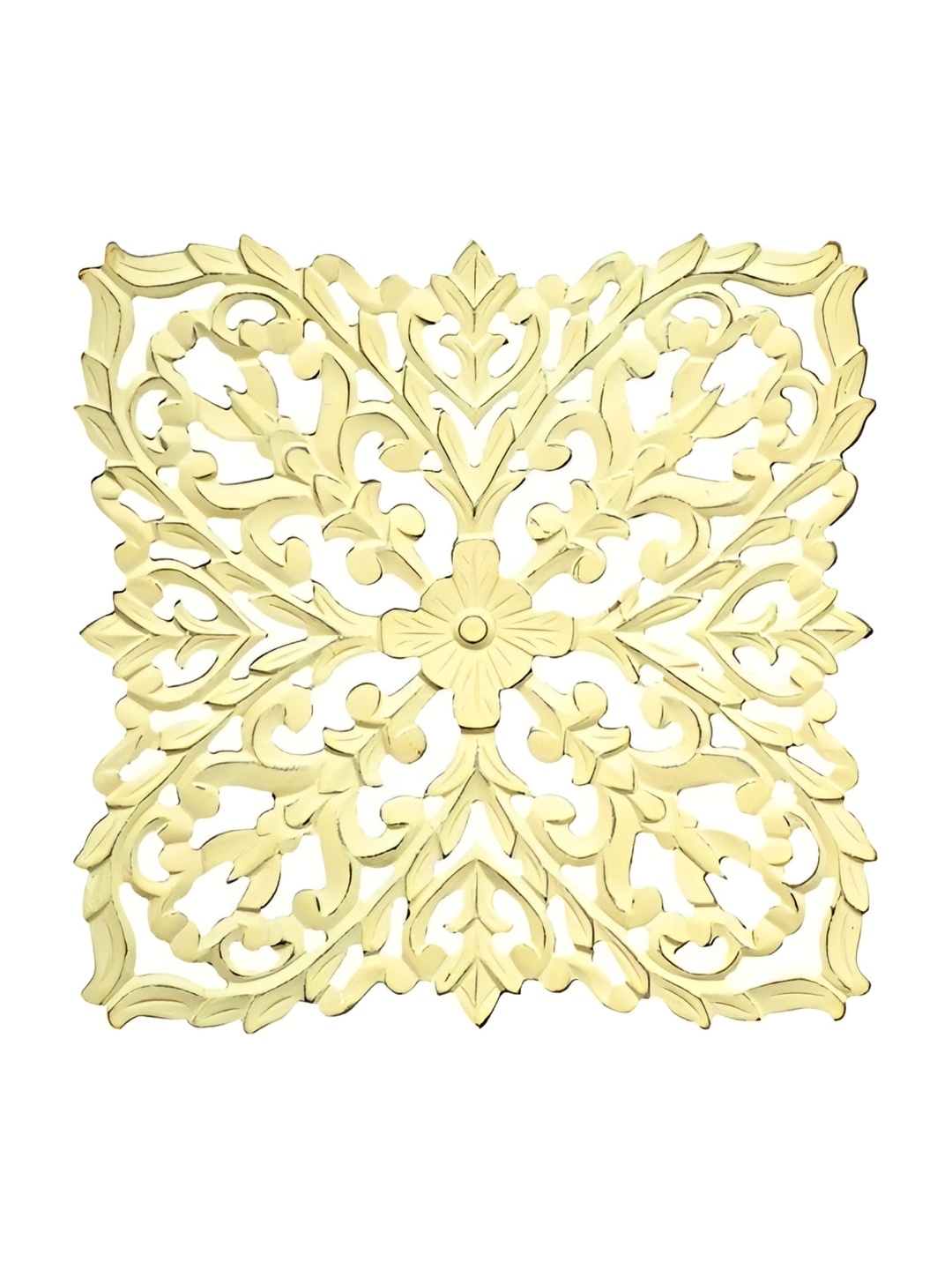 VAS collection home Self Design Hanging Plate Wall Decor, Yellow