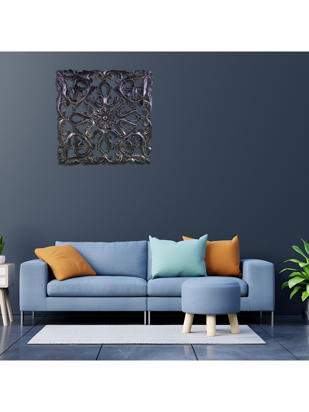 

VAS collection home Black Carved Hanging Wall Decor