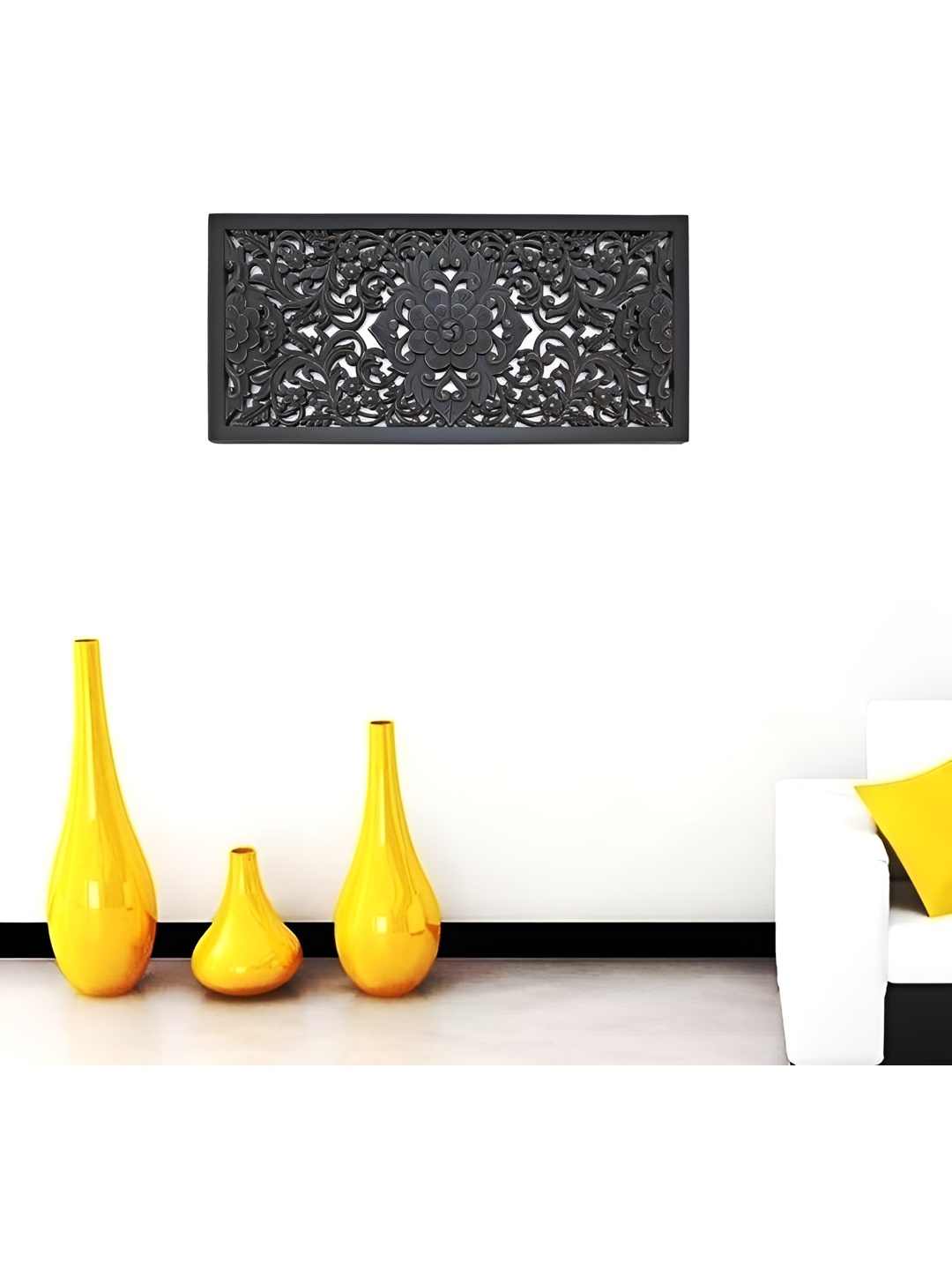 

VAS collection home Black Textured Wall Decor