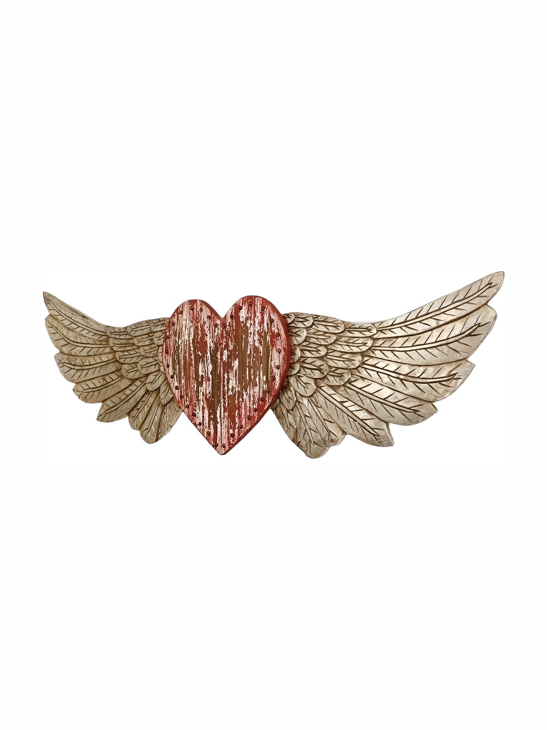 VAS collection home Red Textured Wall Decor Plate