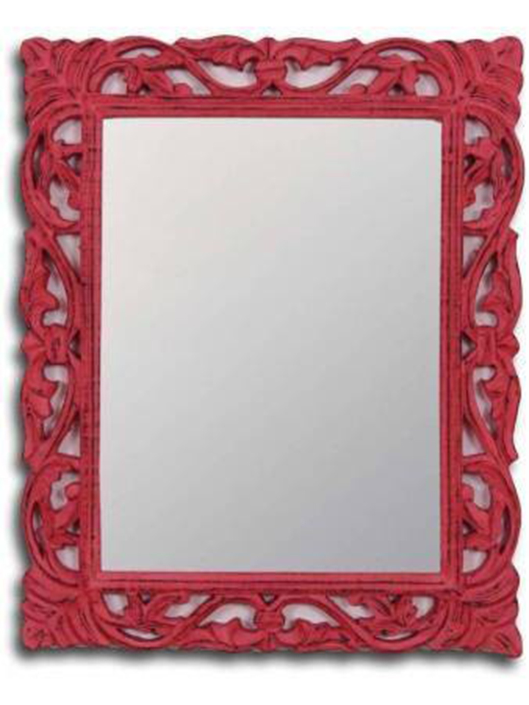 

VAS collection home Pink Textured Wooden Wall Mirror