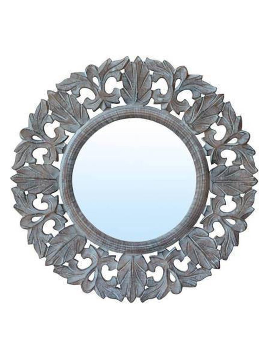 

VAS collection home Grey Textured Wooden Wall Mirror