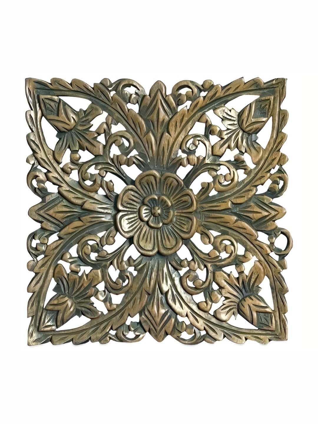 

VAS collection home Brown Textured Wooden Wall Decor