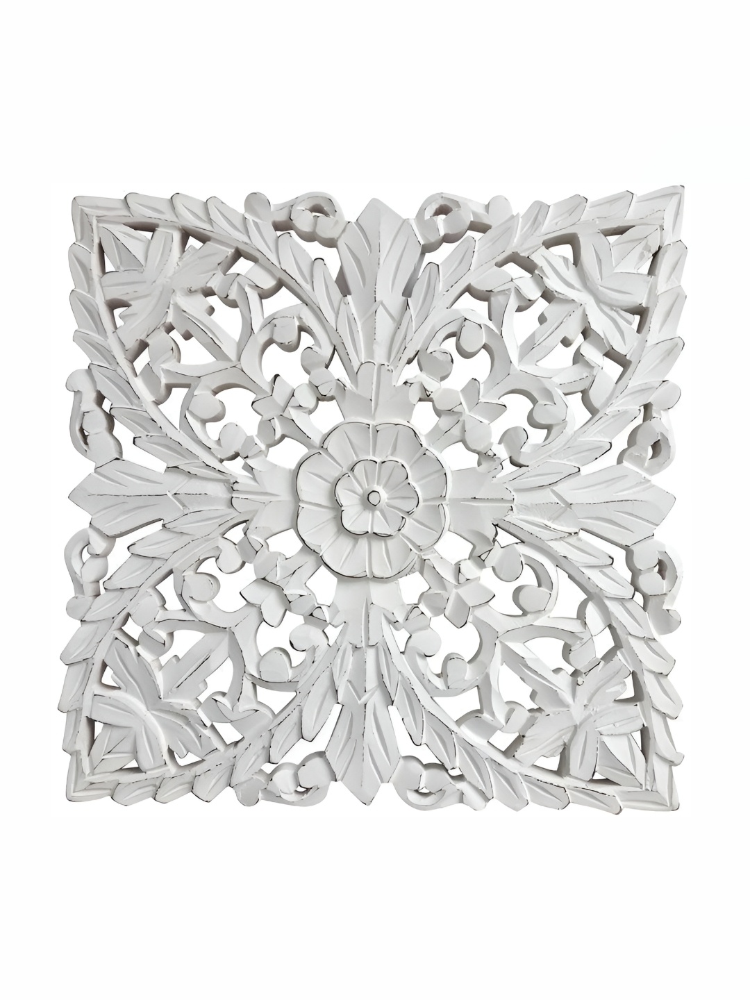 

VAS collection home White Textured Wooden Wall Decor