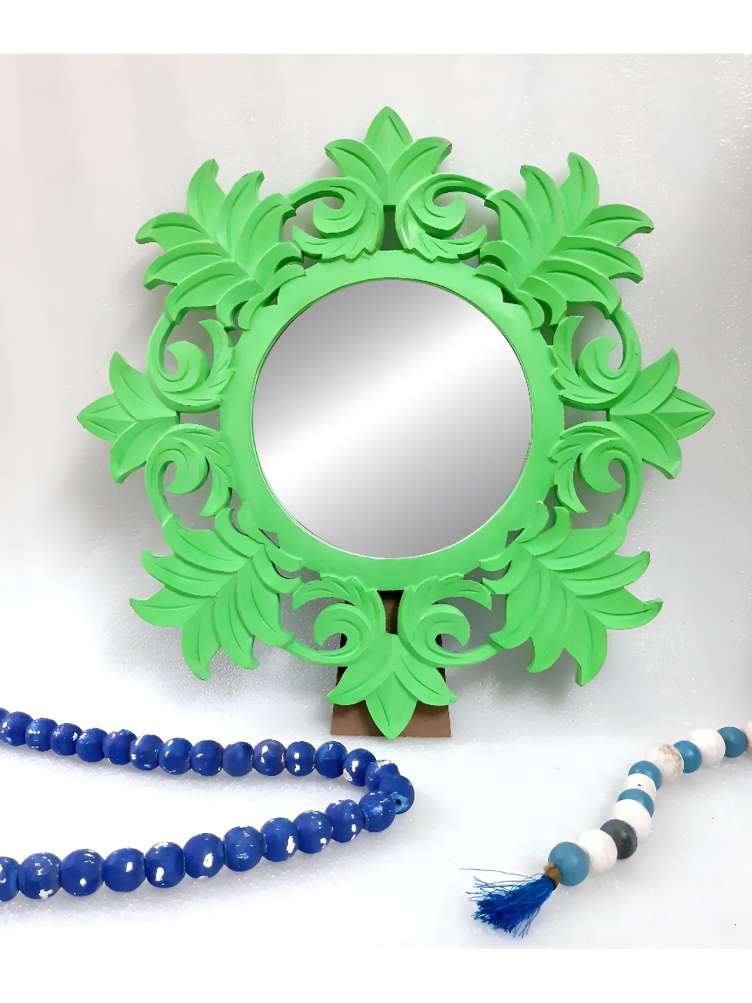 

VAS collection home Green Textured Wooden Wall Decor