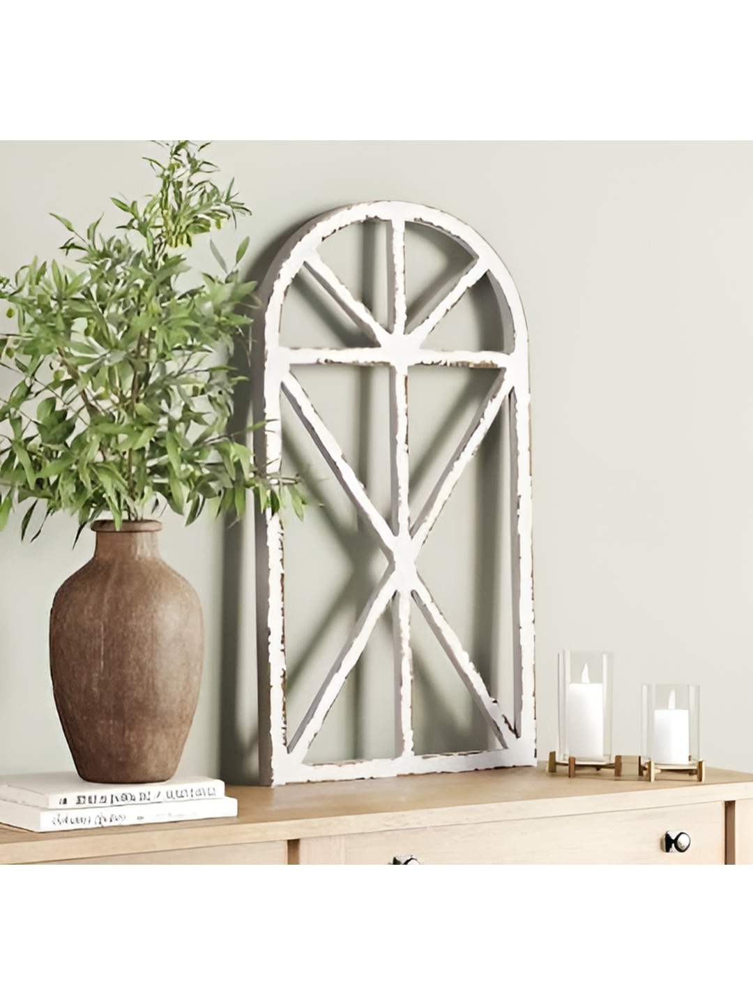 

VAS collection home Unisex Wooden Wall Decor, White