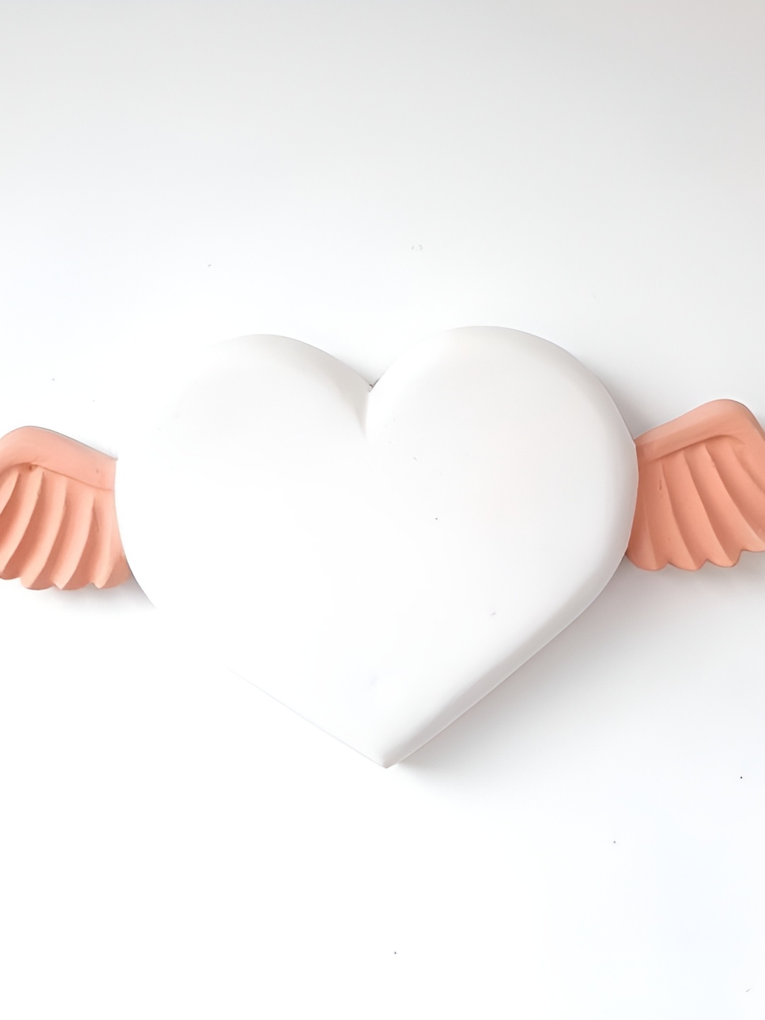 

VAS collection home White & Peach Textured Wooden Wall Decor