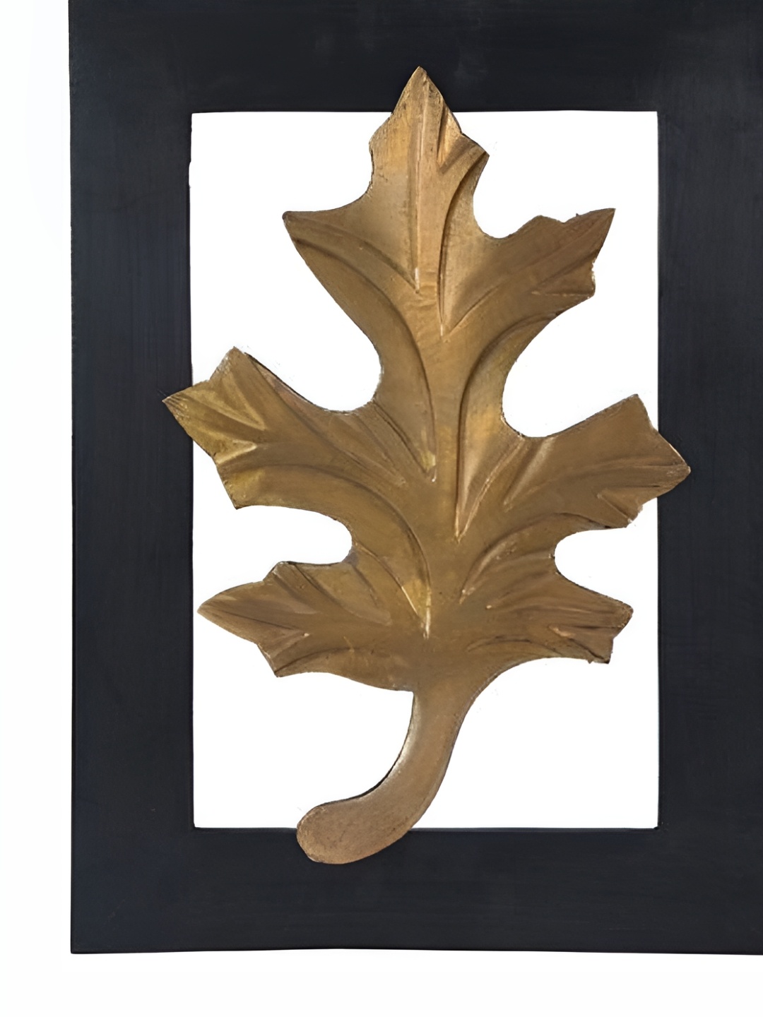 

VAS collection home Black & Gold Toned Textured Wooden Wall Decor