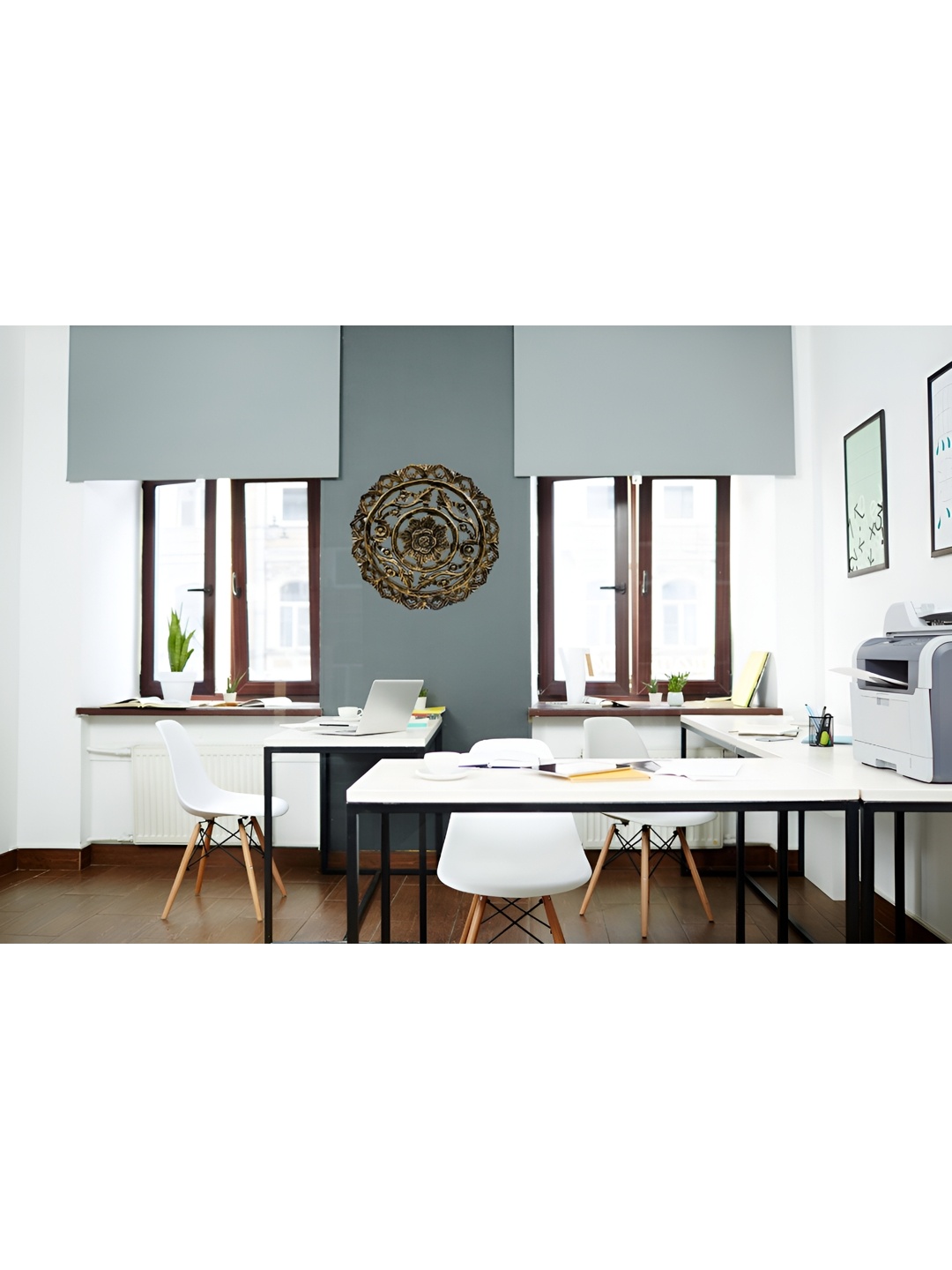 

VAS collection home Black Textured Wooden Wall Decor