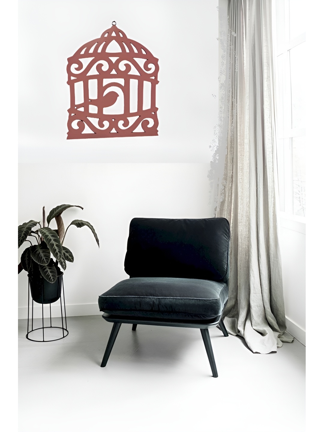 VAS collection home Brown Textured Wooden Wall Decor