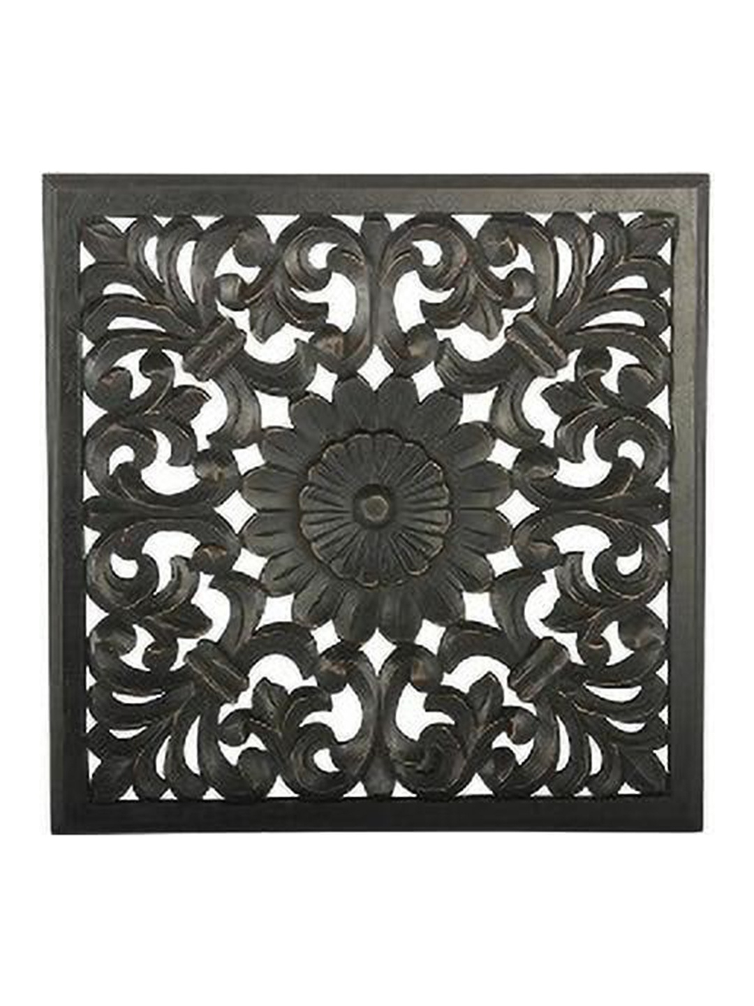 

VAS collection home Black Textured Wooden Wall Decor