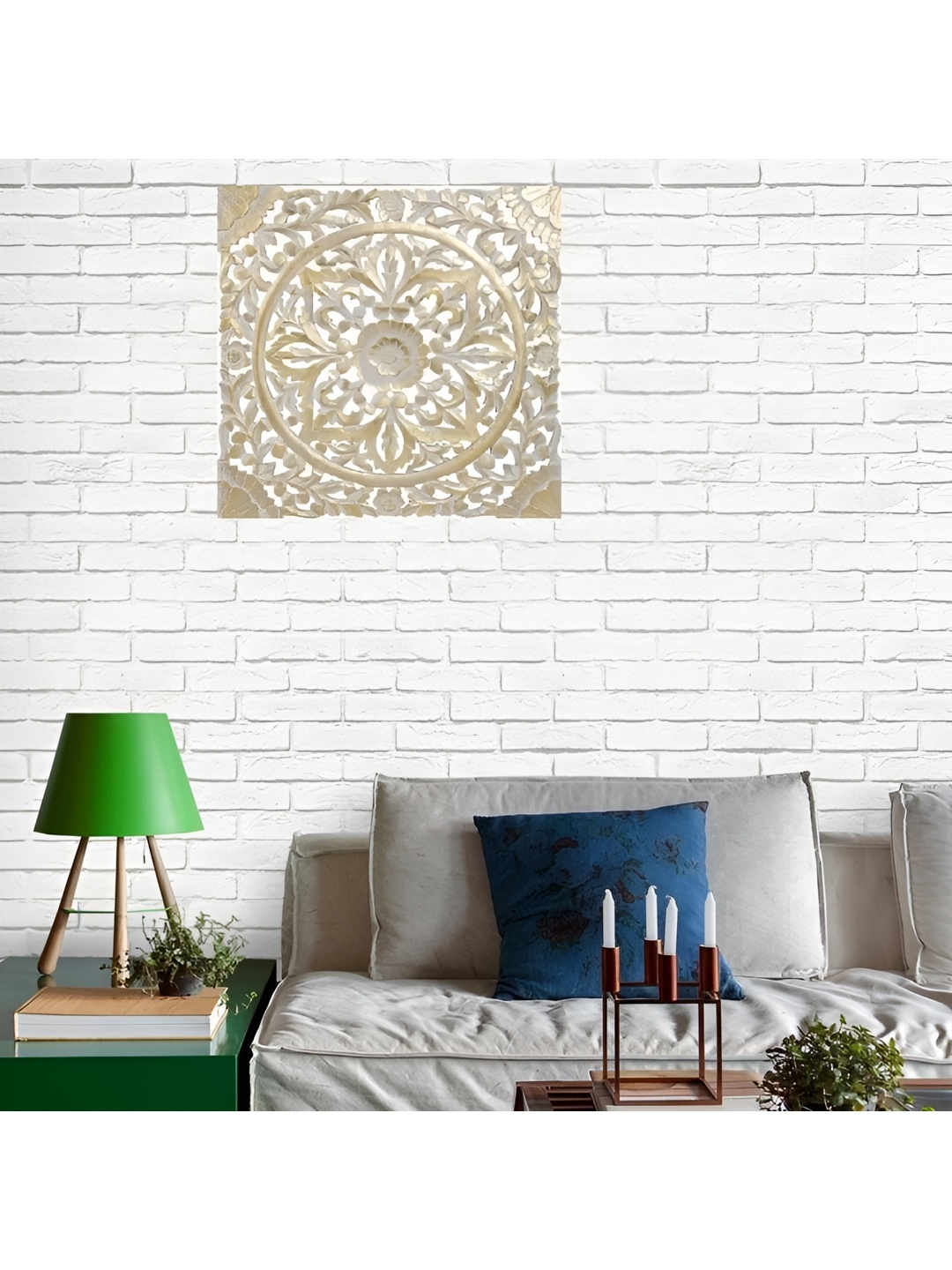 

VAS collection home Textured Wooden Wall Plates, Gold