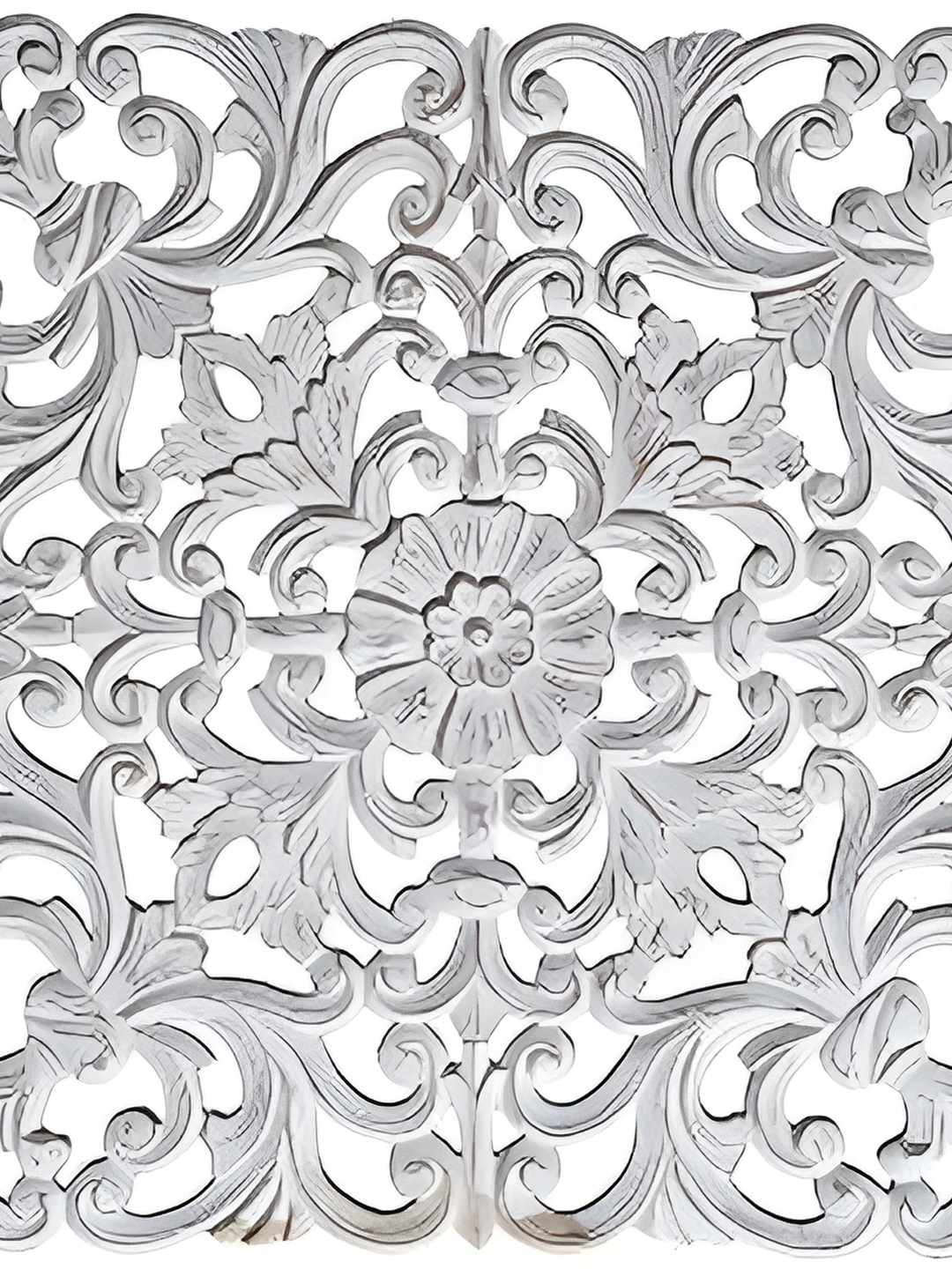 

VAS collection home White Textured Wooden Wall Decor