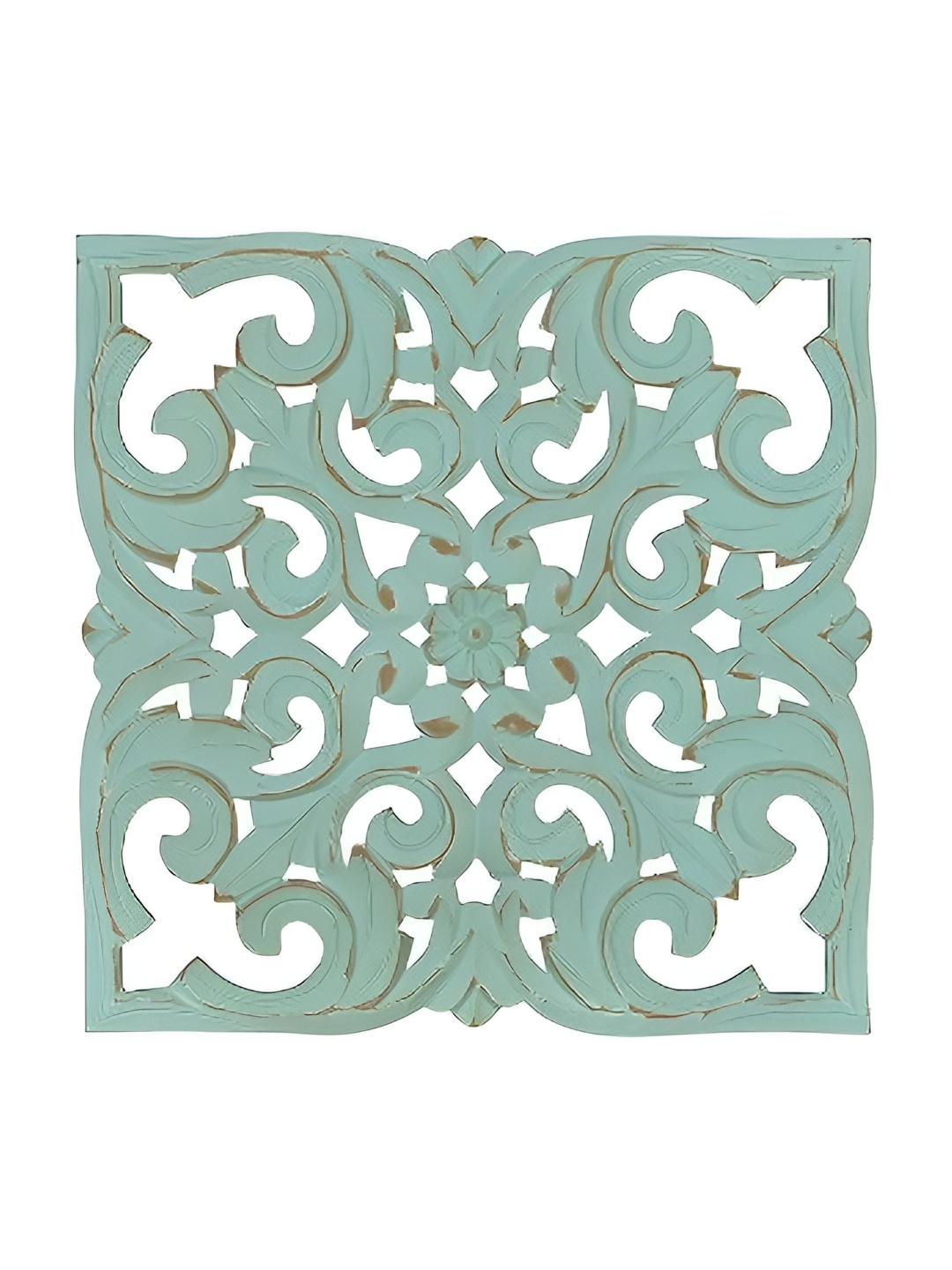 

VAS collection home Blue Textured Wooden Wall Hangings