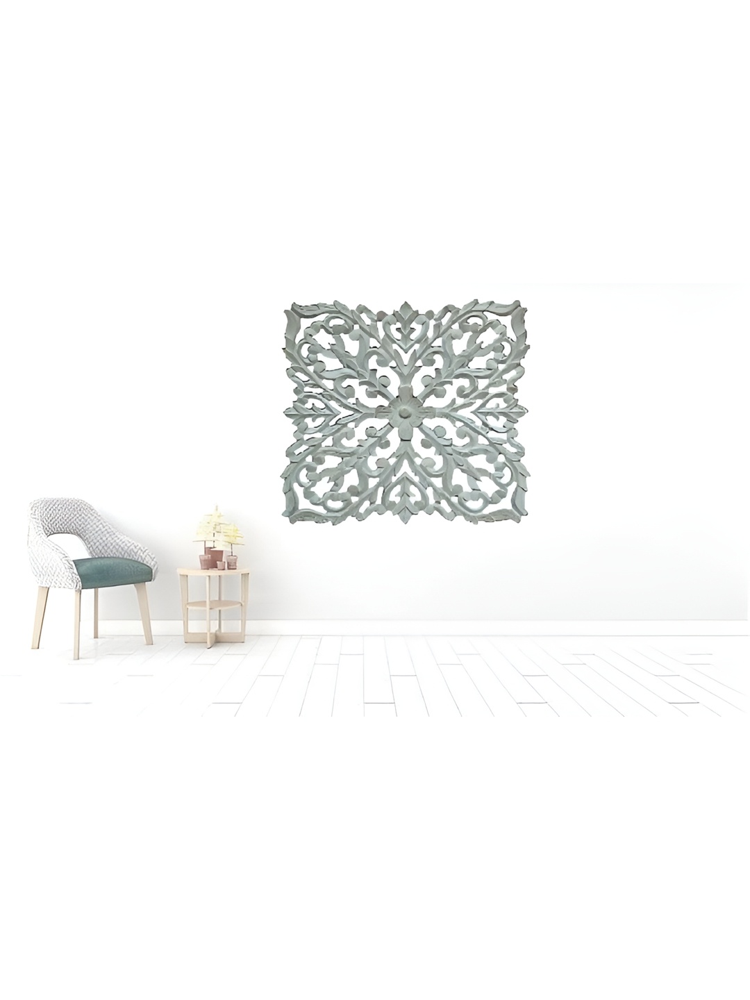 

VAS collection home Grey Textured Wooden Hanging Wall Decor