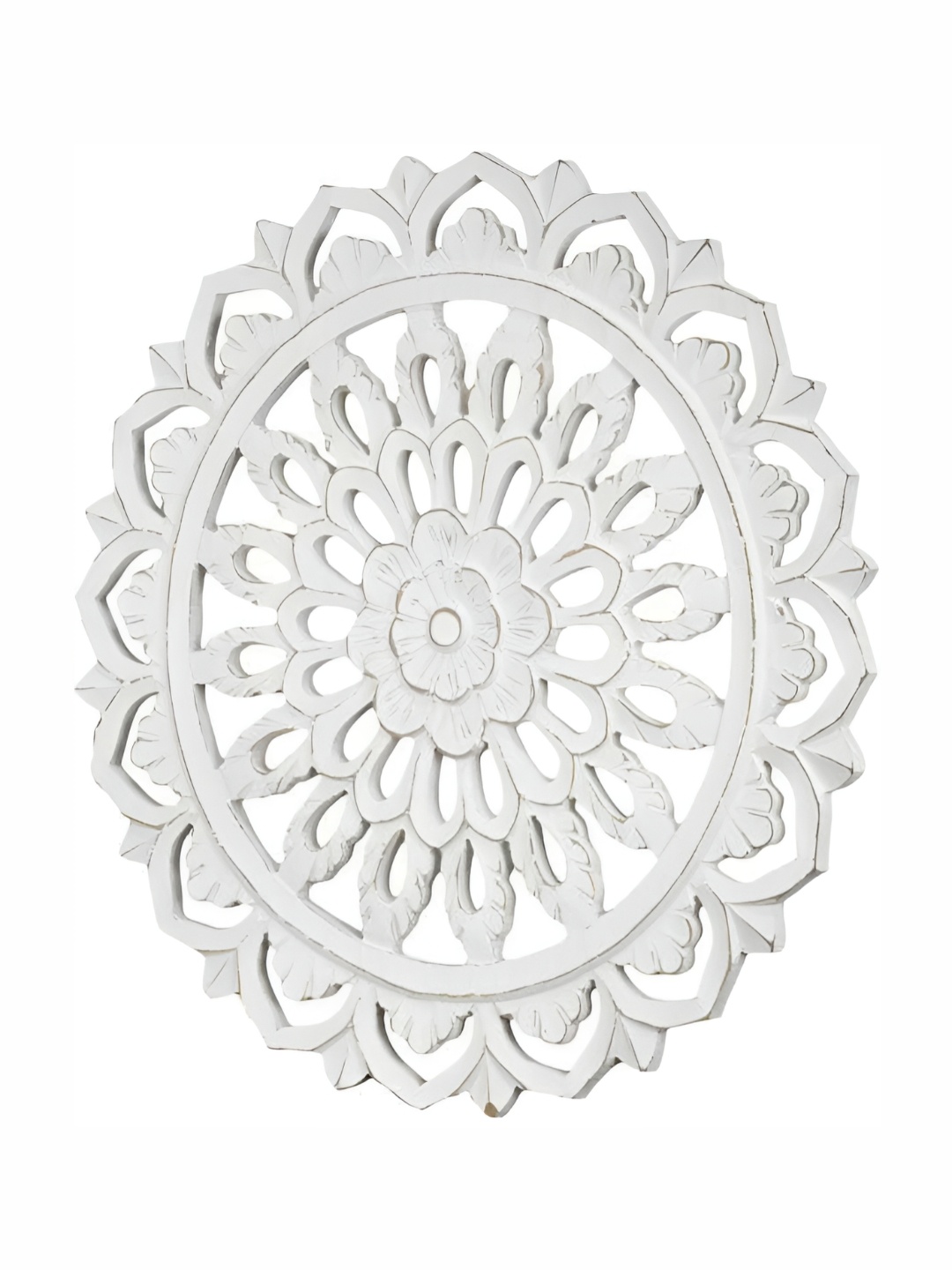 

VAS collection home White Textured Wooden Wall Plate