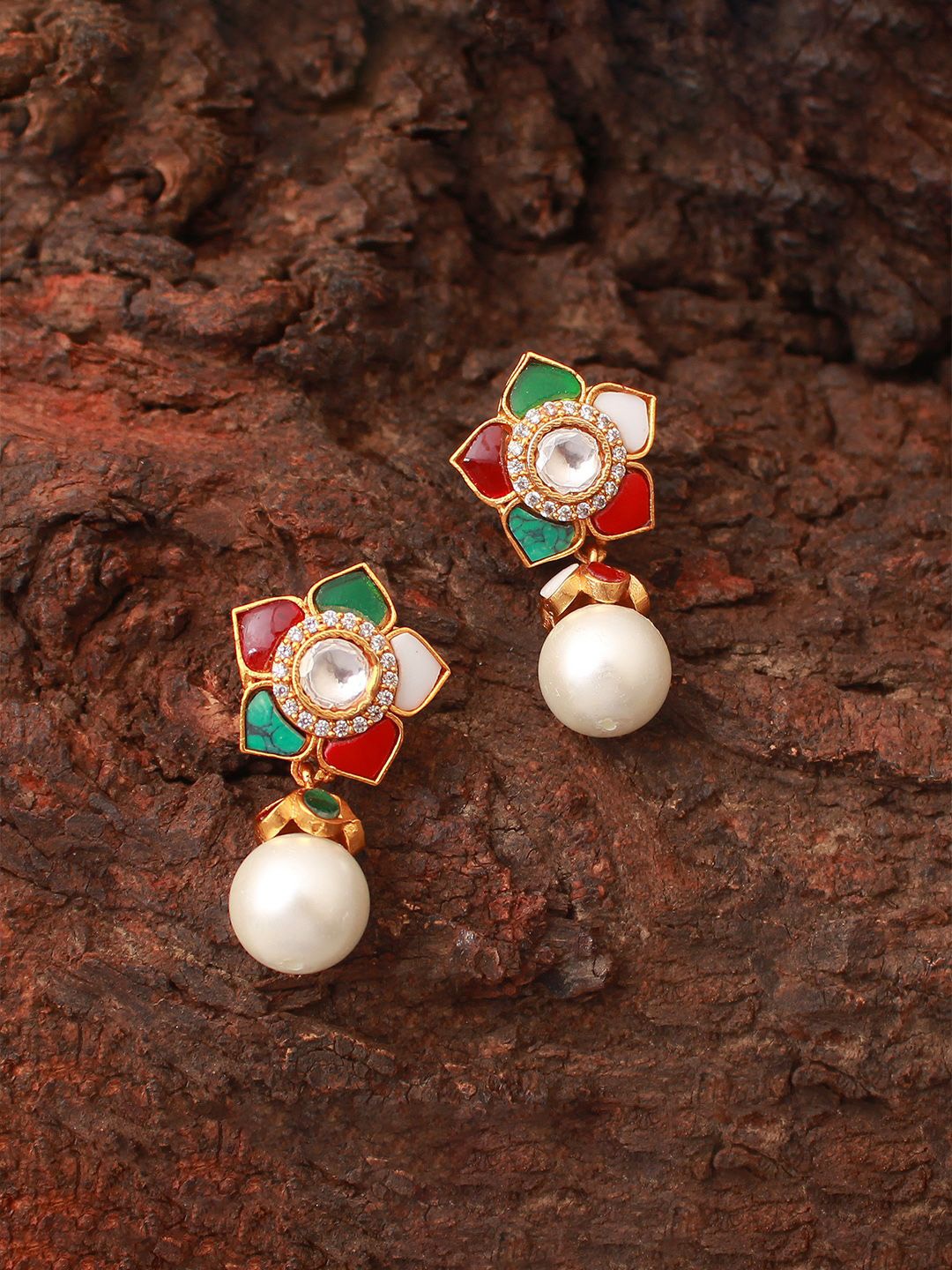 

Mirana Contemporary Studs Earrings, Multi