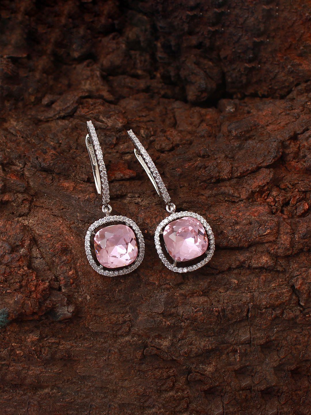 

Mirana Contemporary Ear Cuff Earrings, Pink