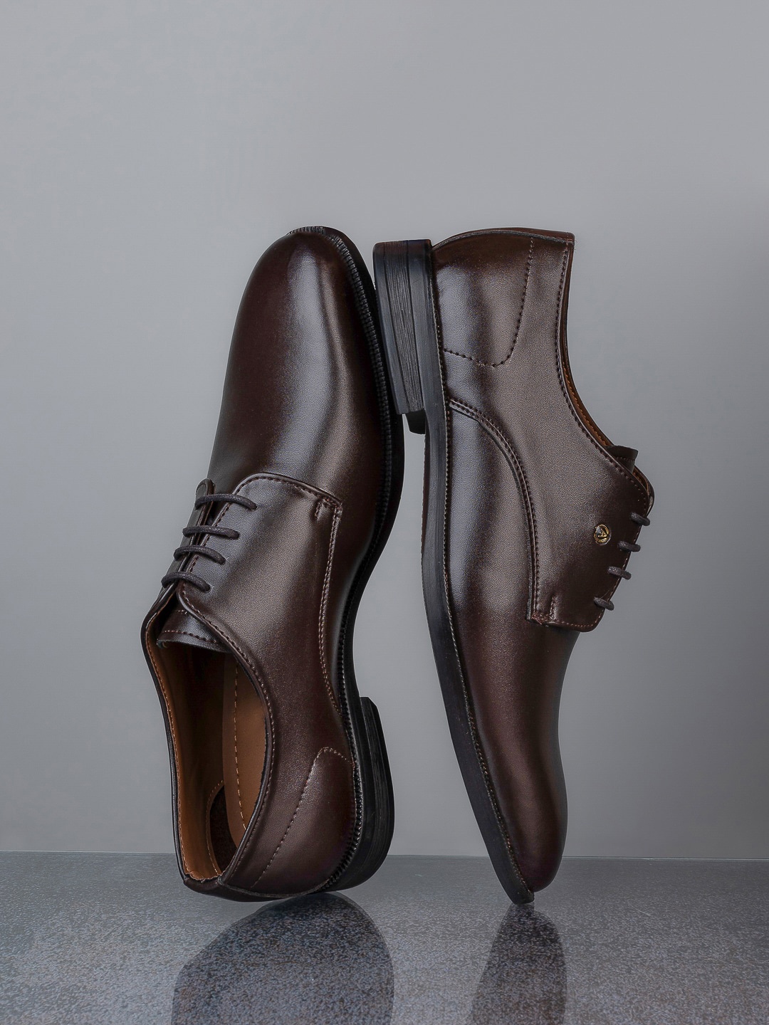

Alberto Torresi Men Formal Derbys, Brown