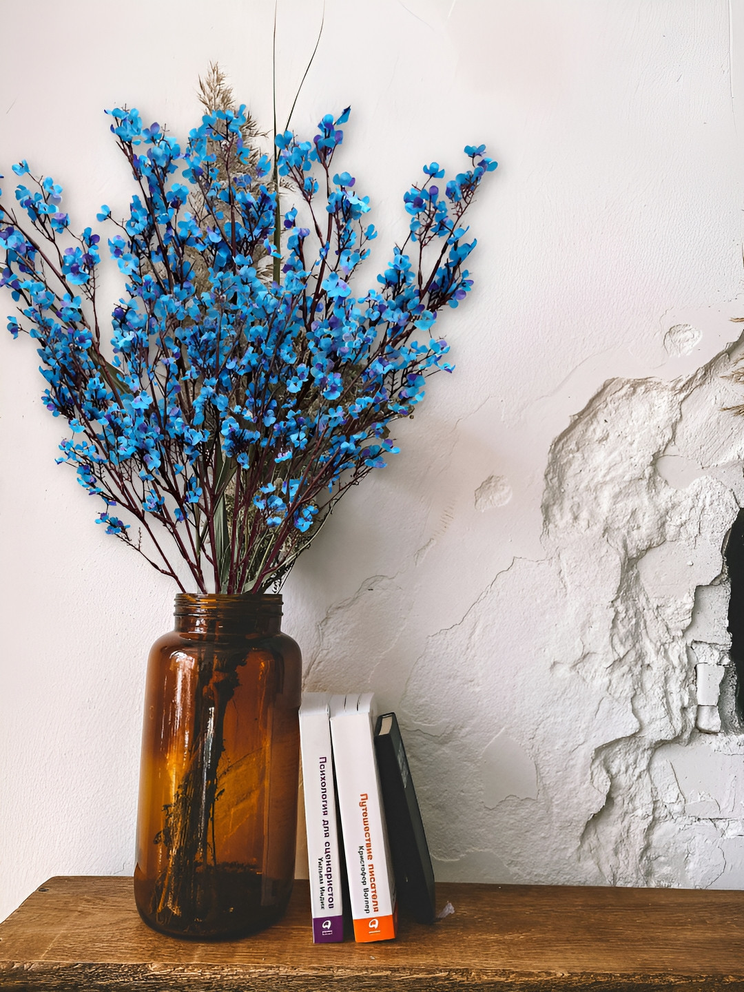 

ARTSY Blue 1 Pieces Gypsophilia Artificial Flower